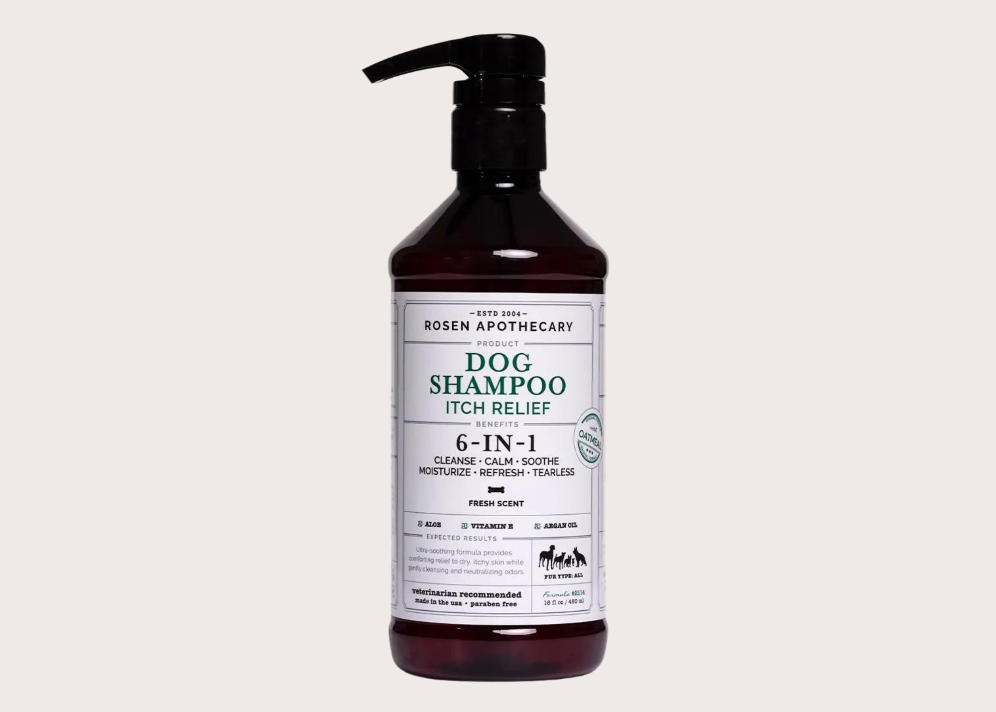 Argan oil cleansing shampoo for dogs sales