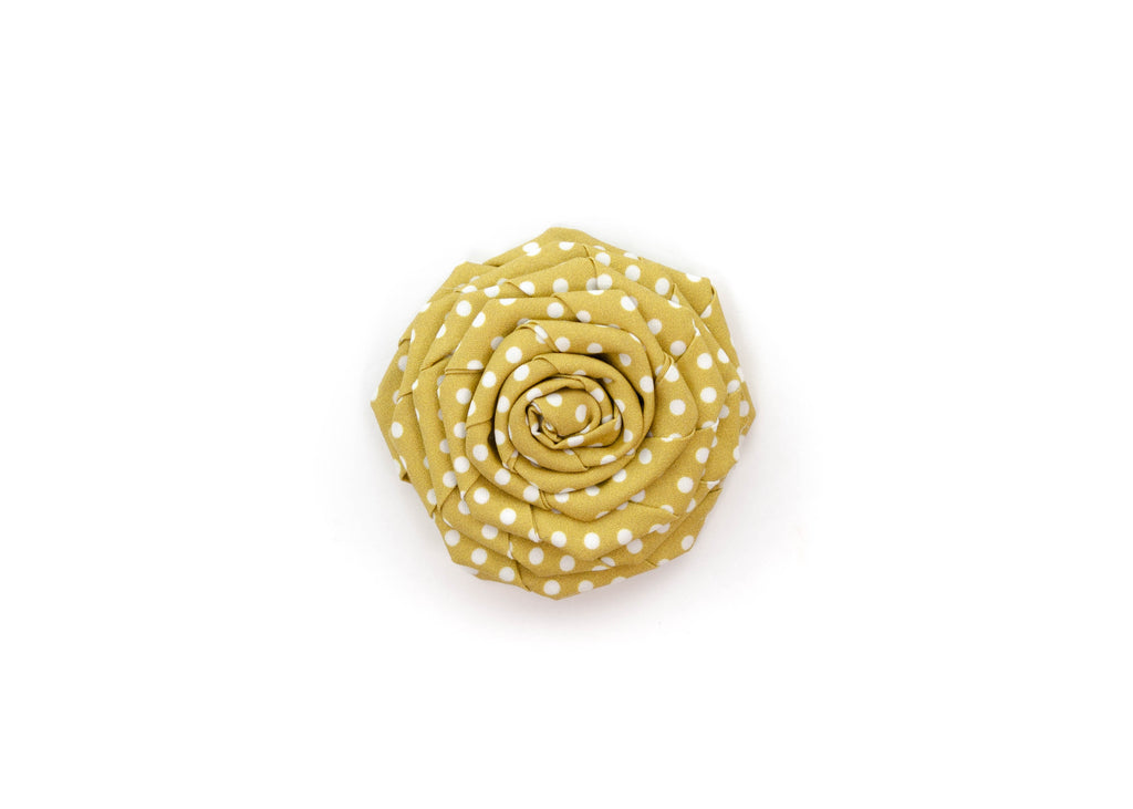 Mustard Seed Polka Dot Flower
