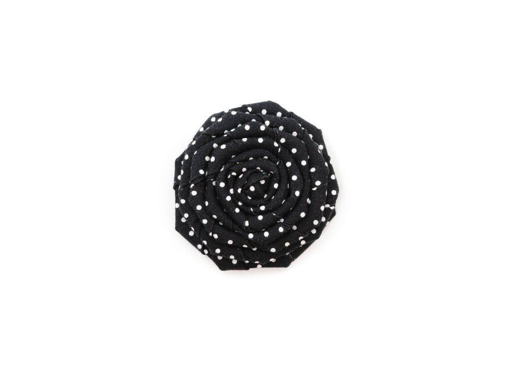 Black Polka Dot Flower