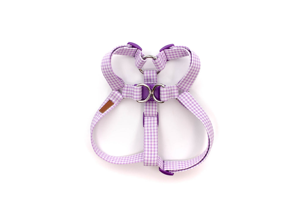 Lavender Mini Gingham Harness