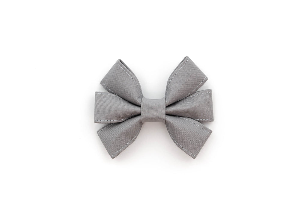 Light Grey Girly Bow