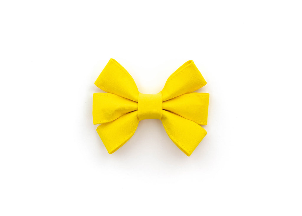 Yellow Girly Bow