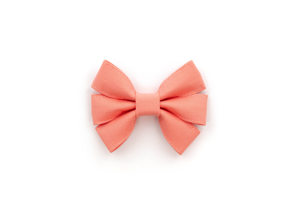 Peach Girly Bow