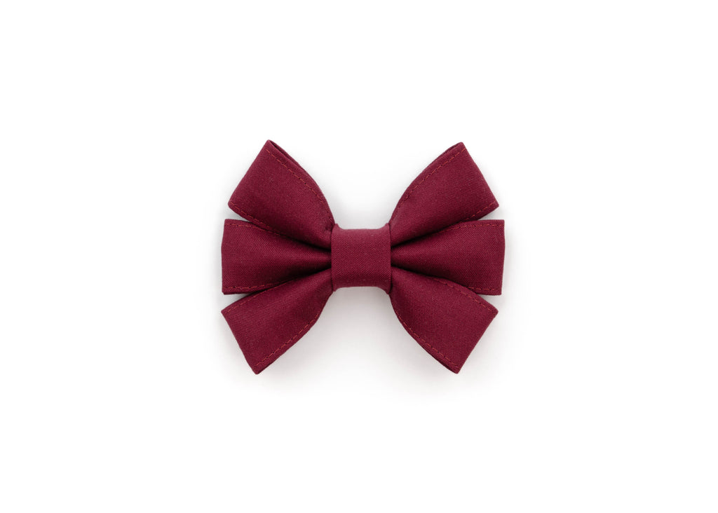 Crimson Girly Bow