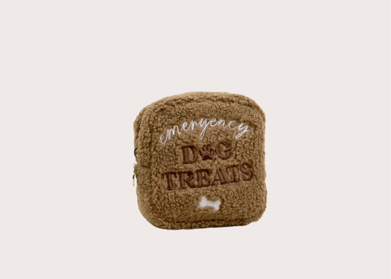 Square Emergency Dog Treats Teddy Pouch