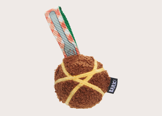Super Chewer Squeaky Meatball Toy