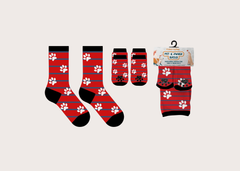 Matching Human + Dog Sock Set