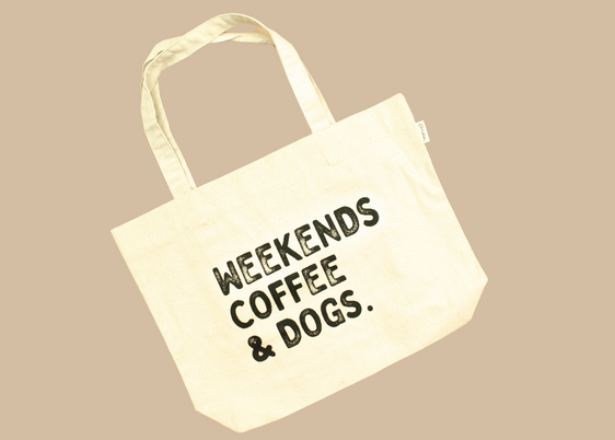 Canvas Tote - Weekend | Coffee | Dogs