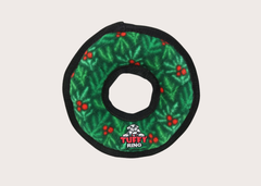 Squeaky Wreath Dog Toy