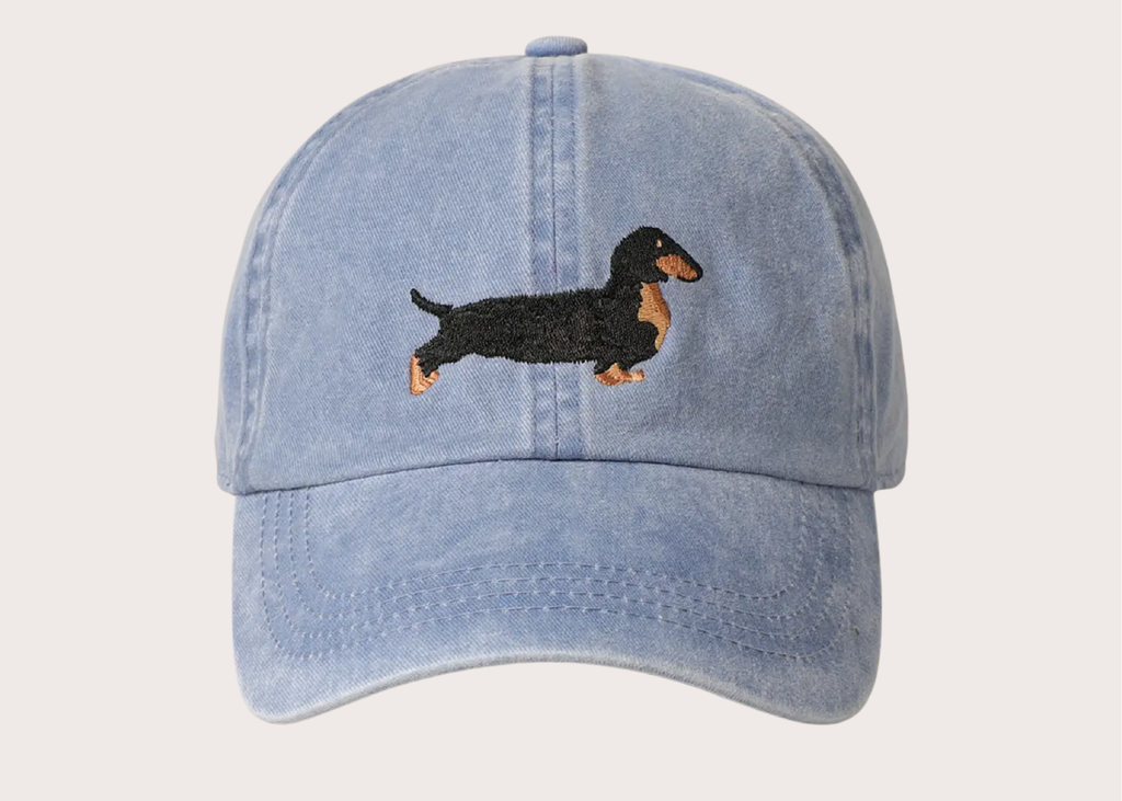 Dachshund Embroidered Baseball Cap