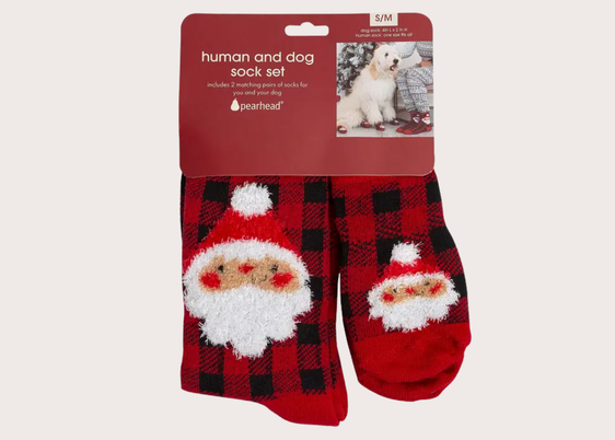 Matching Human + Dog Sock Set