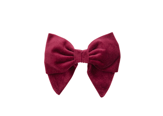 Lady Bow - Cranberry Velvet