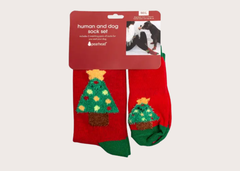 Matching Human + Dog Sock Set