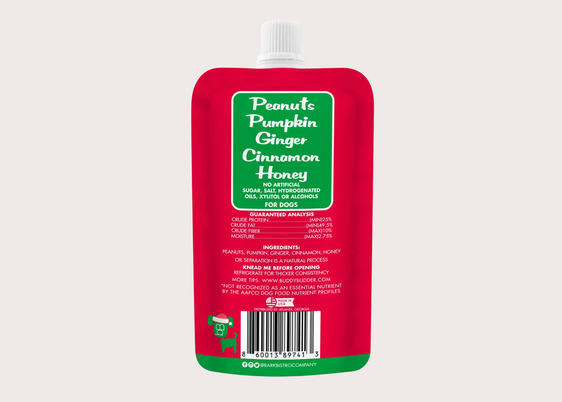 Limited Edition Gingerbread Buddy Budder Pouches