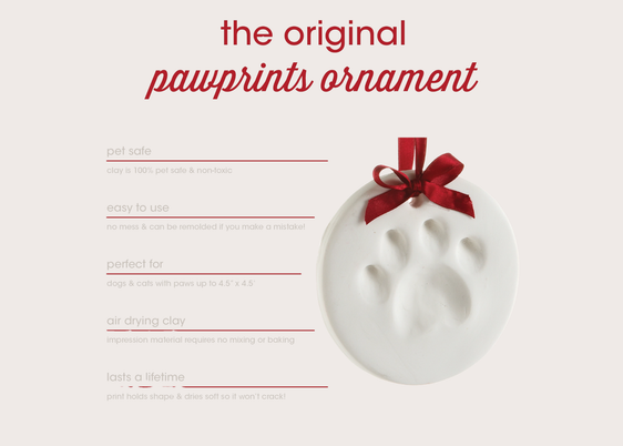 Pawprints Ornament