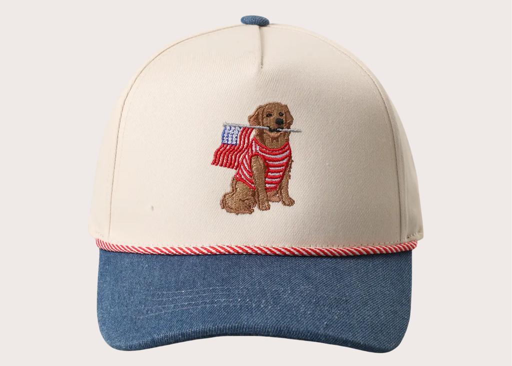 Golden Retriever USA Trucker Hat