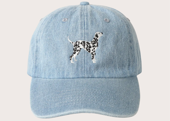 Dalmatian Embroidered Baseball Cap