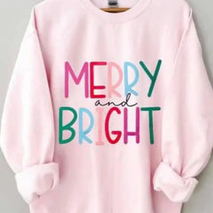 Merry & Bright Sweatshirt - 1 SMALL & 1 MED LEFT