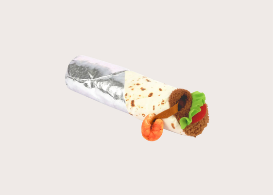 Shrimp Purrito - Dog Toy