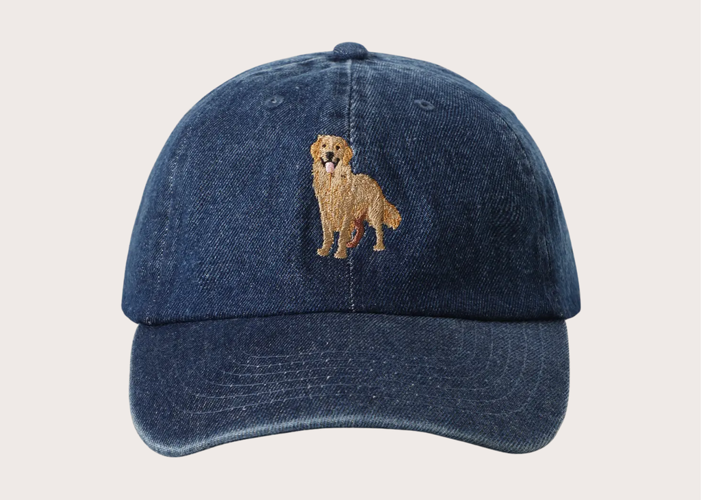 Golden Retriever Embroidered Baseball Cap