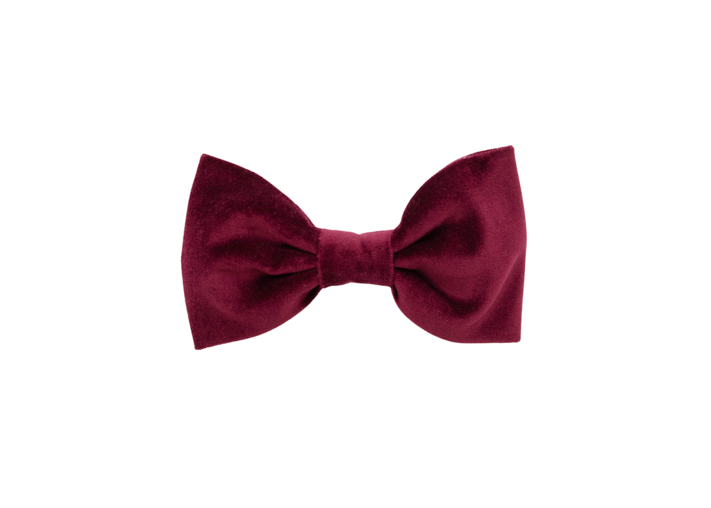 Gentleman Bowtie - Cranberry Velvet