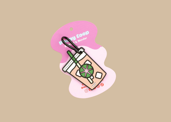 Poopy Loop Bag Holder - Iced Coffee