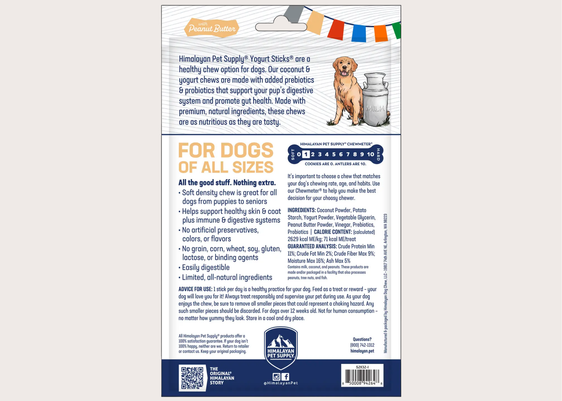 Yogurt Sticks - Peanut Butter