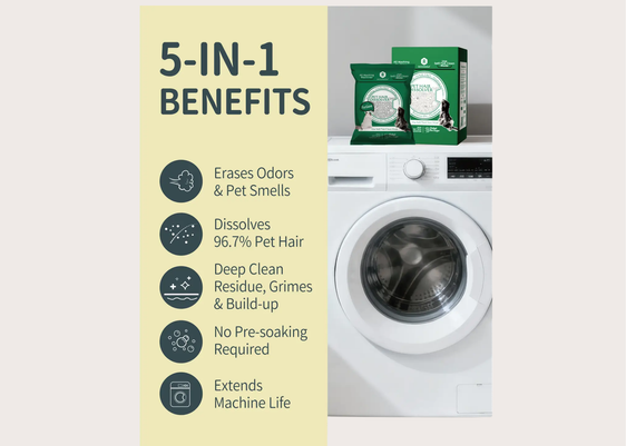 Pet Hair Dissolving Washer Cleaner