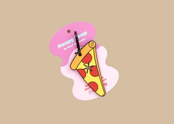 Poopy Loop Bag Holder - Pizza