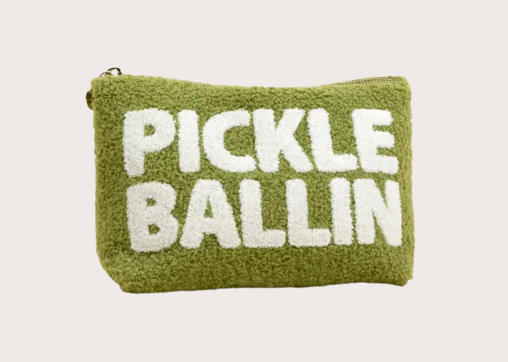 Pickleballin' Teddy Pouch