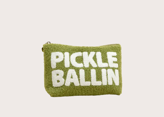 Pickleballin' Teddy Pouch