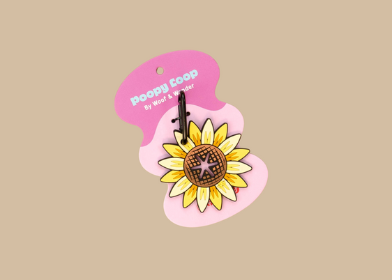 Poopy Loop Bag Holder - Sunflower