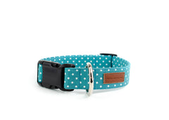 The Teal Polka Dot Collar