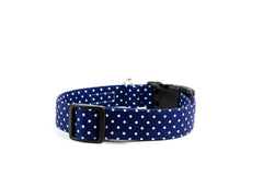 The Navy Polka Dot Collar