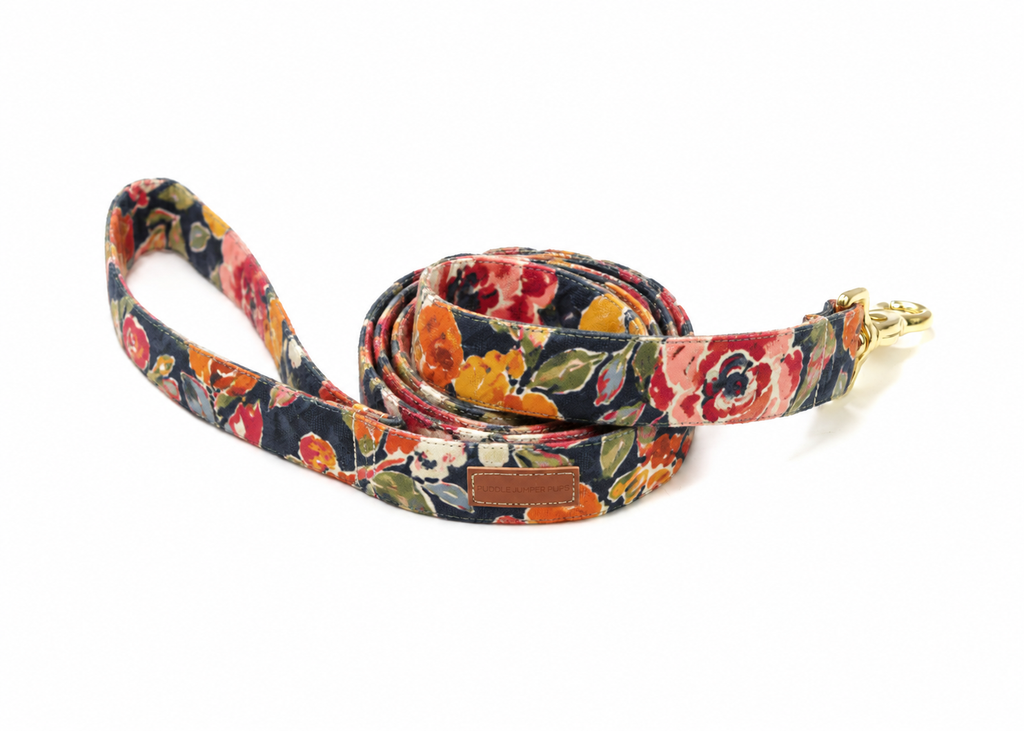 The Wild Rose Flannel Leash