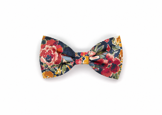 Wild Rose Flannel Gentleman Bow