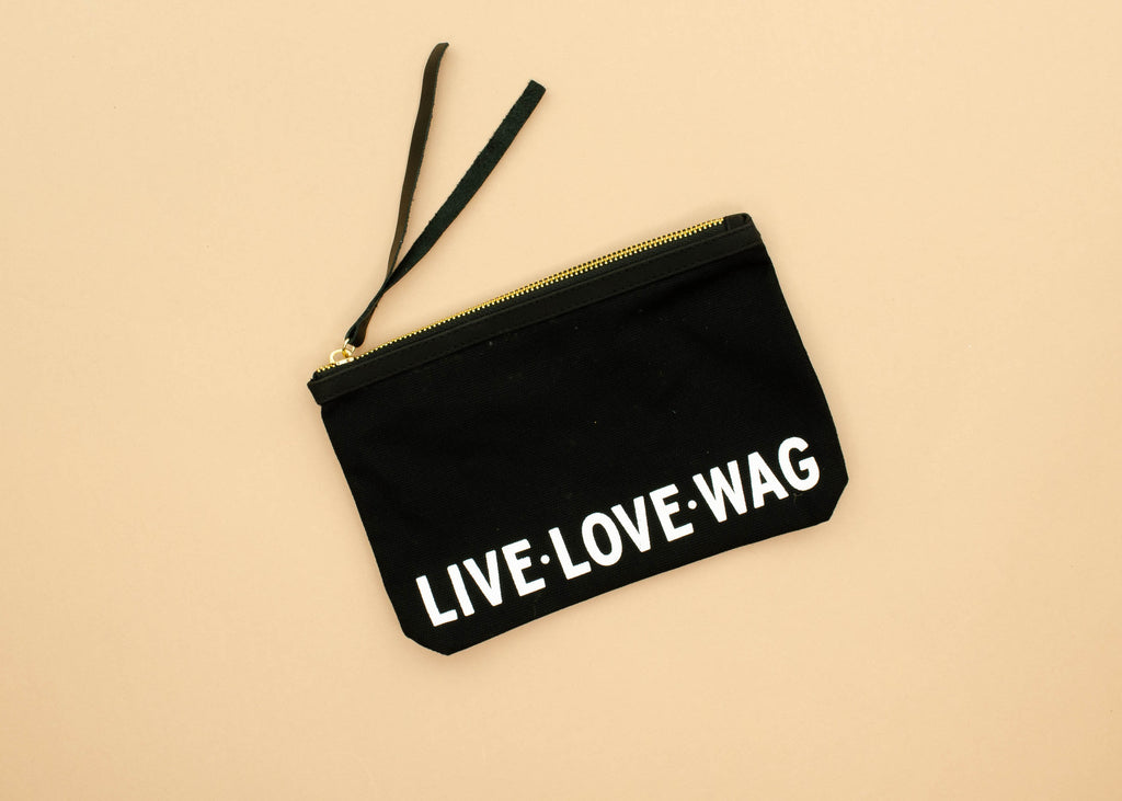 Canvas Pouch - Live Love Wag