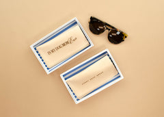 Sunglass Case - Leather/Velvet - Sunny