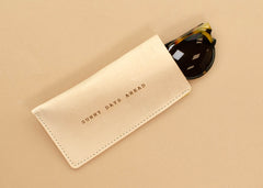 Sunglass Case - Leather/Velvet - Sunny