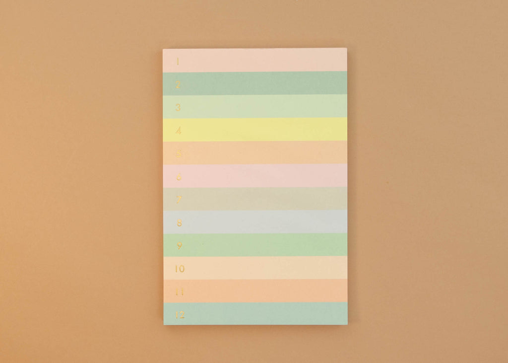 Rifle Paper Co. Numbered Color Block Notepad