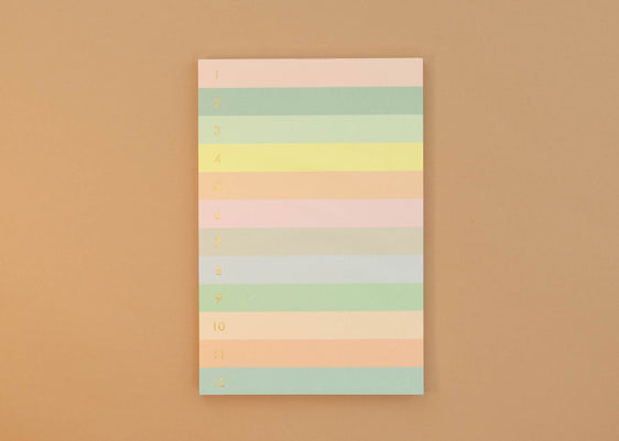 Rifle Paper Co. Numbered Color Block Notepad