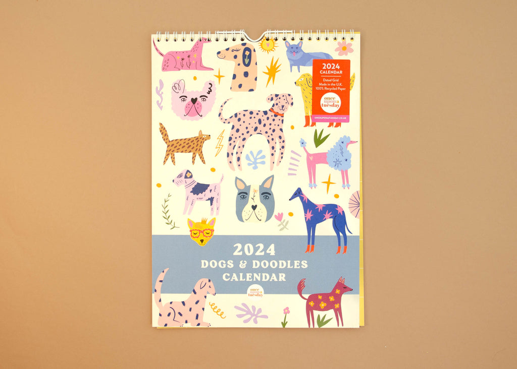 2024 Wall Calendar - Dogs and Doodles