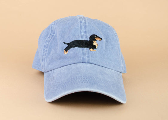 Dachshund Embroidered Baseball Cap