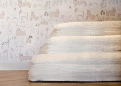 Luxe Boucle Dog Bed