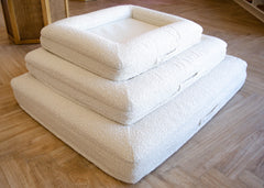 Luxe Boucle Dog Bed