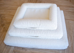 Luxe Boucle Dog Bed