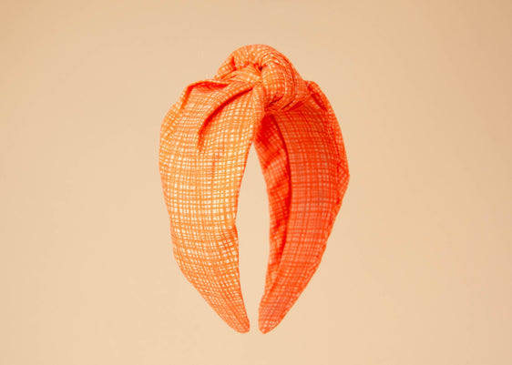 Tangerine Hatch Headband