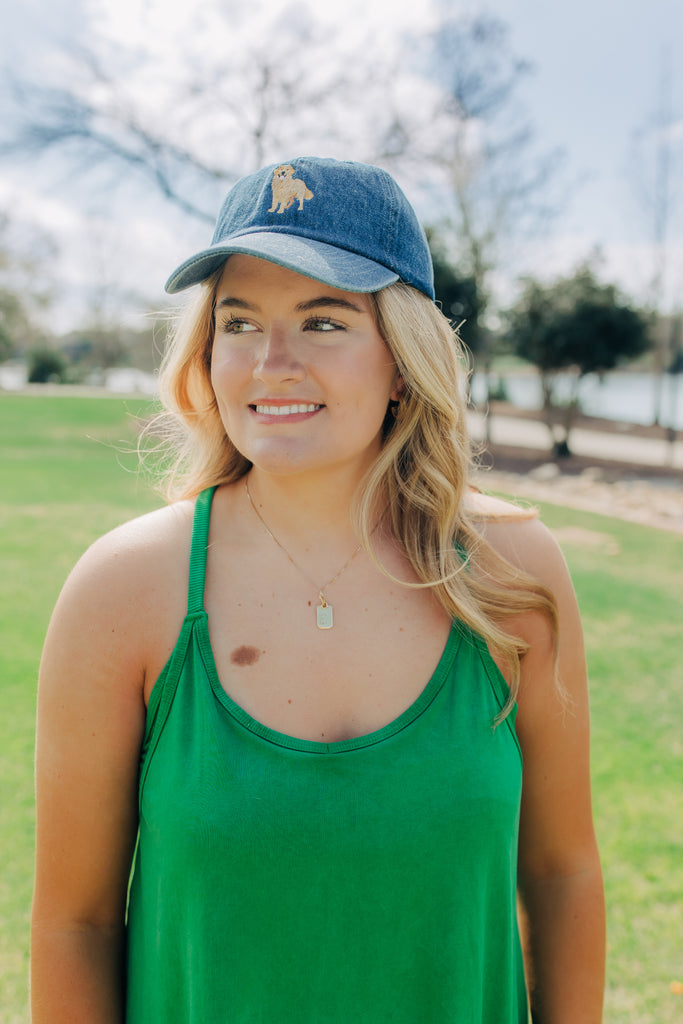 Golden Retriever Embroidered Baseball Cap