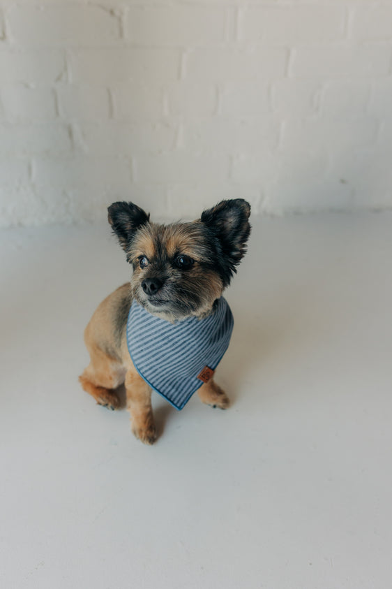 Linen Bandana - Marina
