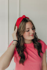 Red Polka Dot Headband